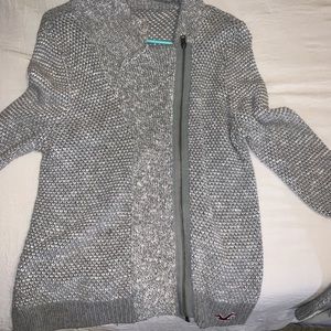 Hollister zip up sweater